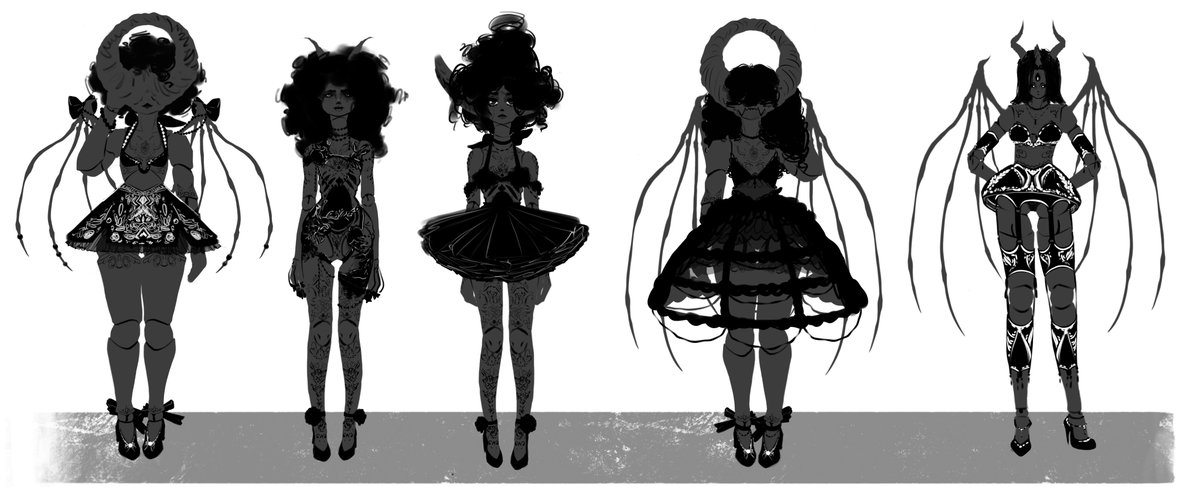 RavenBear66's tweet photo. the creation process of this character https://t.co/8DLNcDOj1f