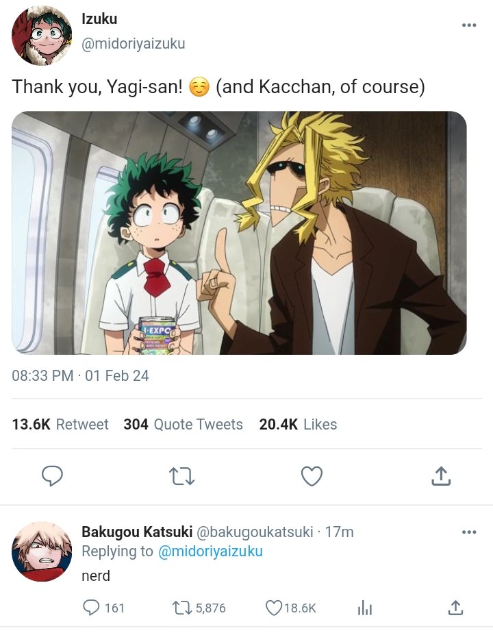 yordeku's tweet photo. 221. kacchan reveal https://t.co/BJFwszj2s3