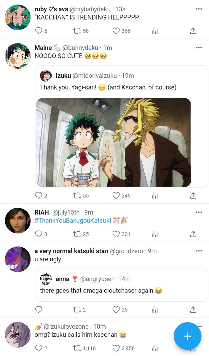 yordeku's tweet photo. 221. kacchan reveal https://t.co/BJFwszj2s3