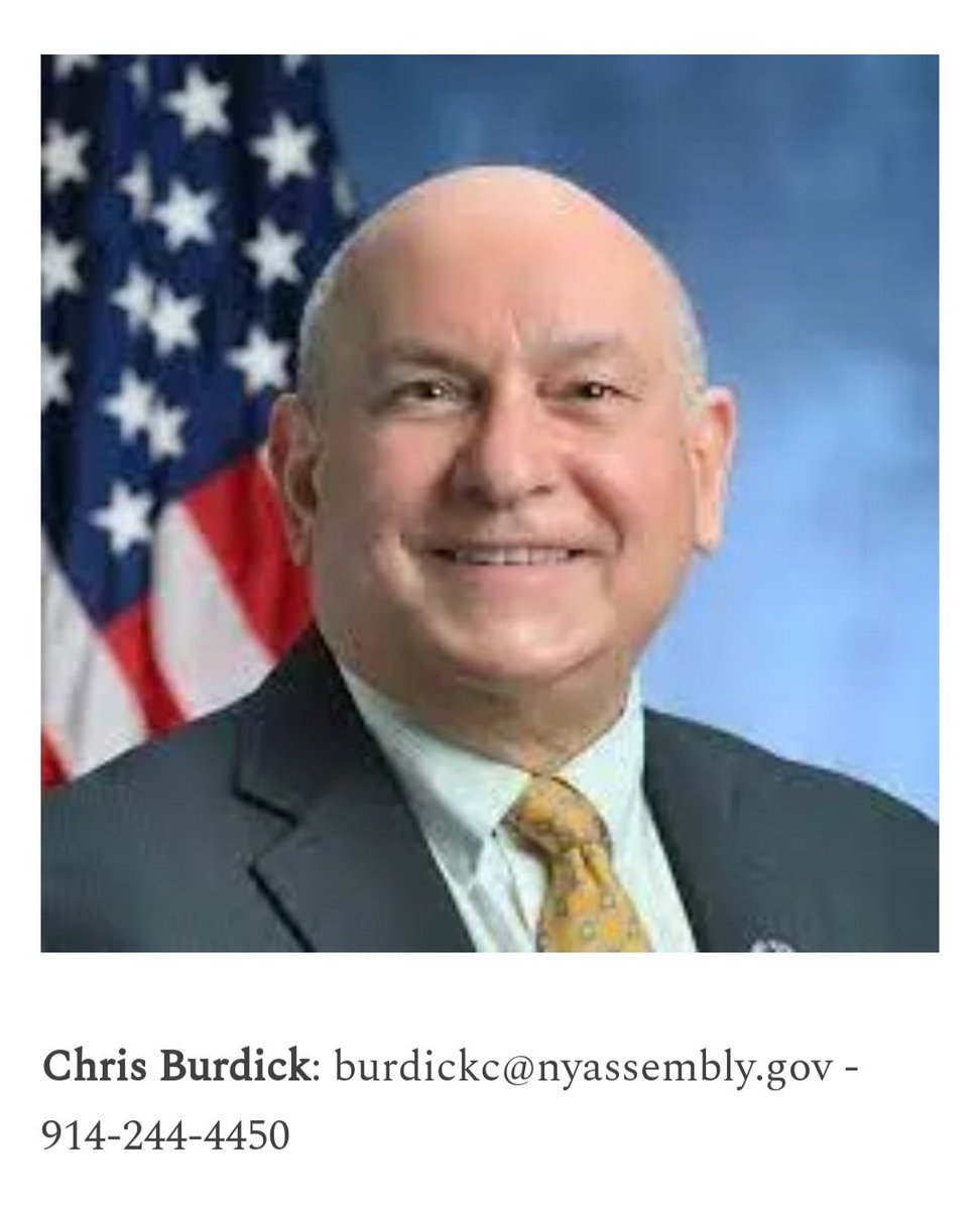 @LindaBRosenthal Assemblyman Chris Burdick @BurdickAD93 supports kids getting SURGERY Behind Parents Backs. Ask him WHY he supports that: Email: burdickc@nyassembly.gov Phone # 914-244-4450 Get all info here 👉 teachersforchoice.substack.com/p/ny-democrats…