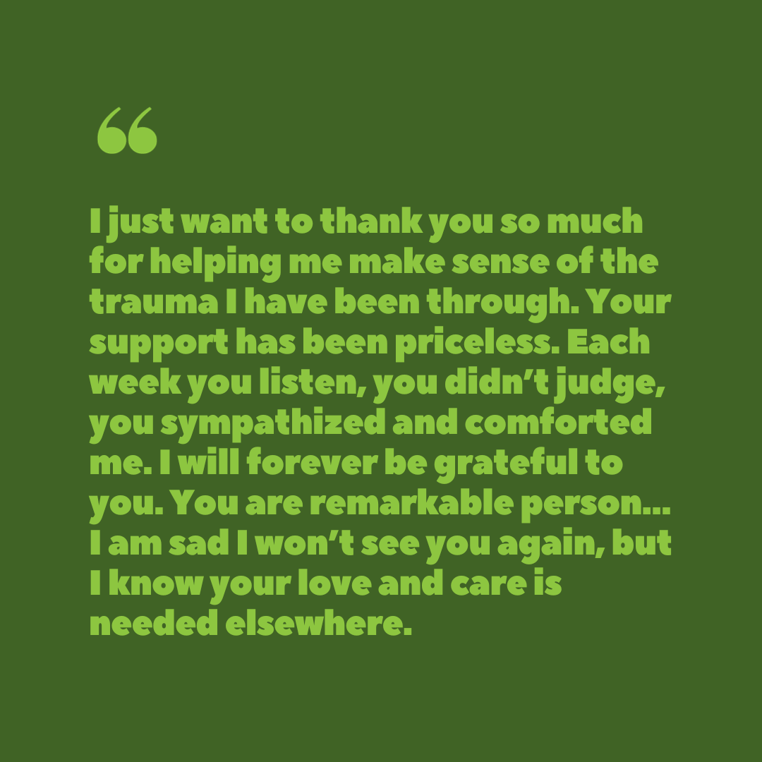 Thank you to this client for leaving us such amazing feedback. We're so glad we could help.💚