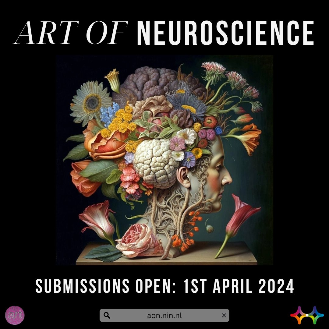 🎨 Get ready for Art of Neuroscience 2024! Submissions open on April 1st for #AoN2024. Seeking artworks exploring the wide world of neuroscience. Ready to showcase your talent and have a shot at fantastic prizes? Stay tuned!🚀 #ArtOfNeuroscience #CallingAllArtists