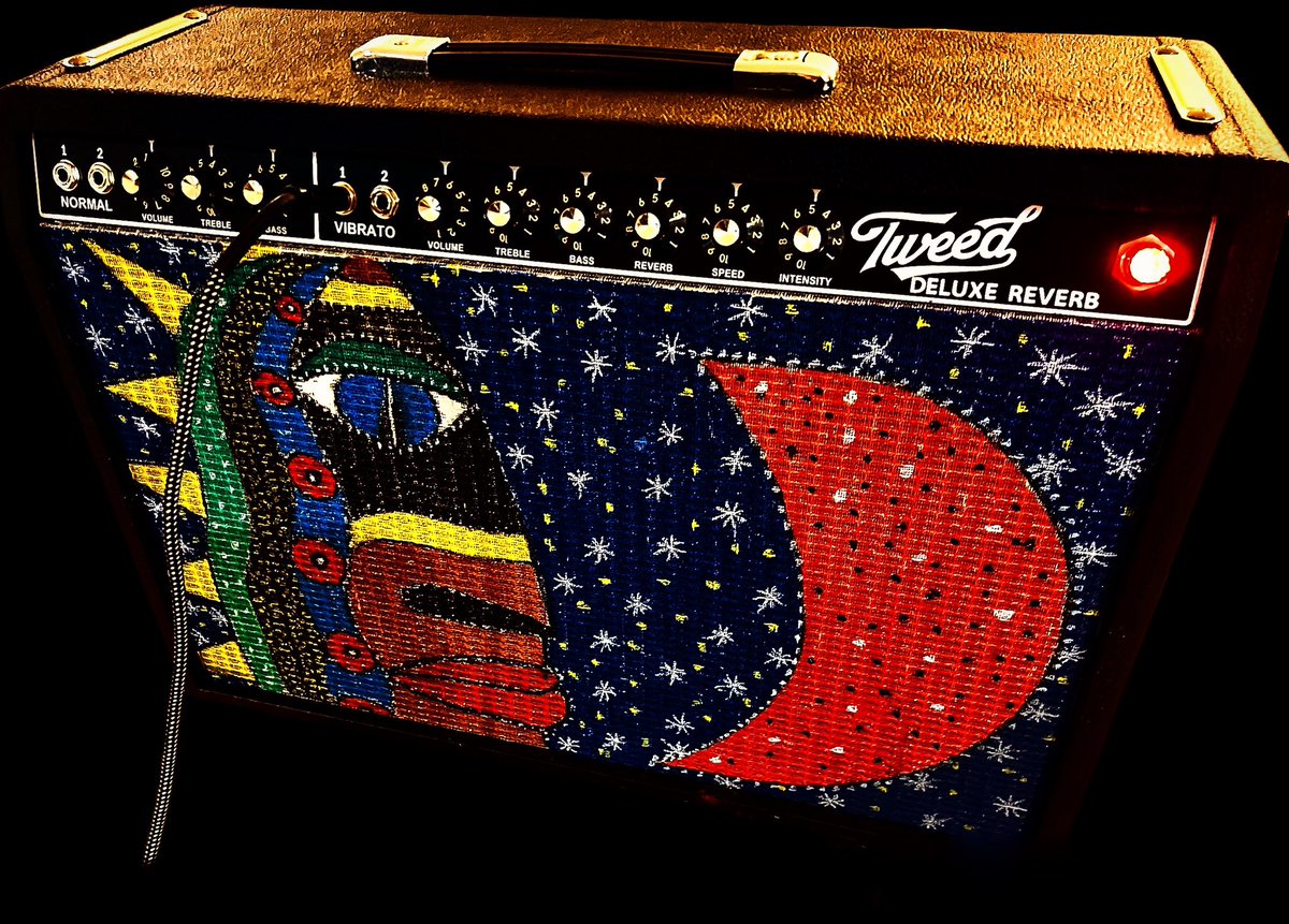 leeharveyosmond's tweet photo. A Tweed Custom Amplifier - I’m happy to share my art with this fantastic company of fine guitars and guitar amplifiers. Find them on #instagram  @tweedcustomguitars #hamont #amplifier #guitars #guitaramp #tomwilsonartwork https://t.co/1vVJ8aH3py