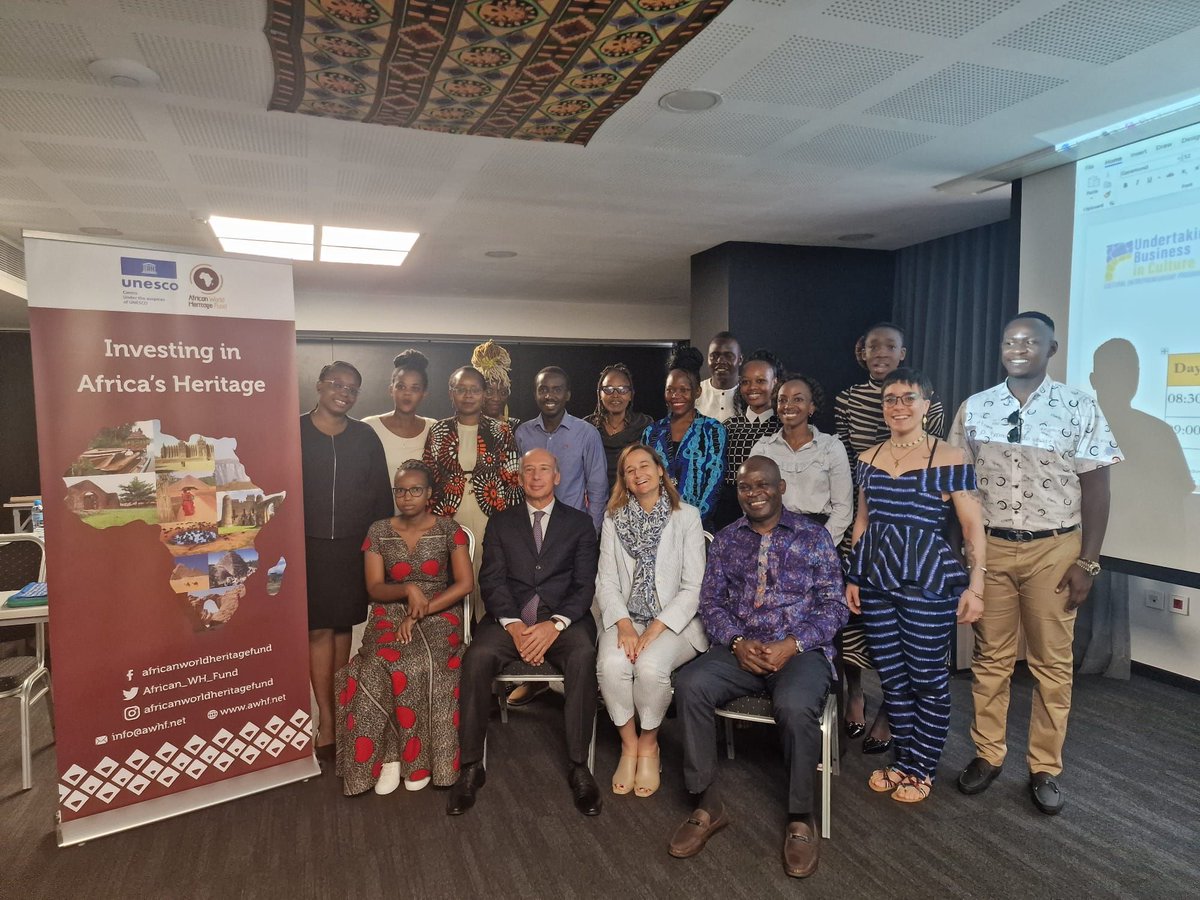 ICCROM's tweet photo. "Undertaking Business in Culture," phase 2 is underway in Maputo, #Mozambique! @fsbac 
#UBiC aims to equip participants with advanced entrepreneurial skills, fostering innovation in the cultural and creative sector.
 #YouthHeritageAfrica https://t.co/12yTWnB0xd