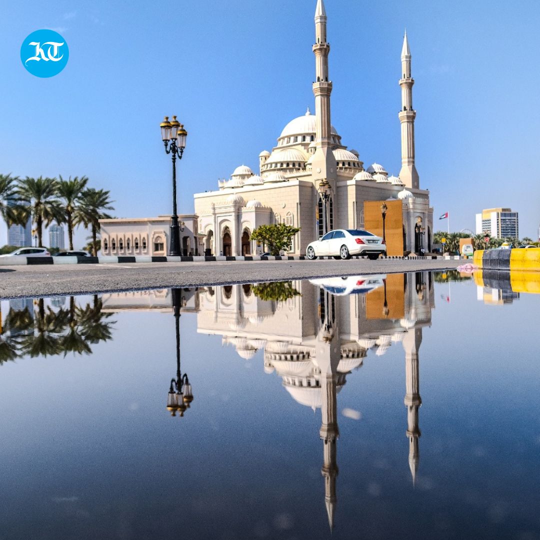 #Photooftheday
#UAE: Reflection of Sharjah's Al Noor Mosque in a water pond formed by heavy rains on February 1, 2024. 

Photo: <a href="/shihabphoto/">Shihab Photography</a>

#khaleejtimes #mosque #uae #uaerains