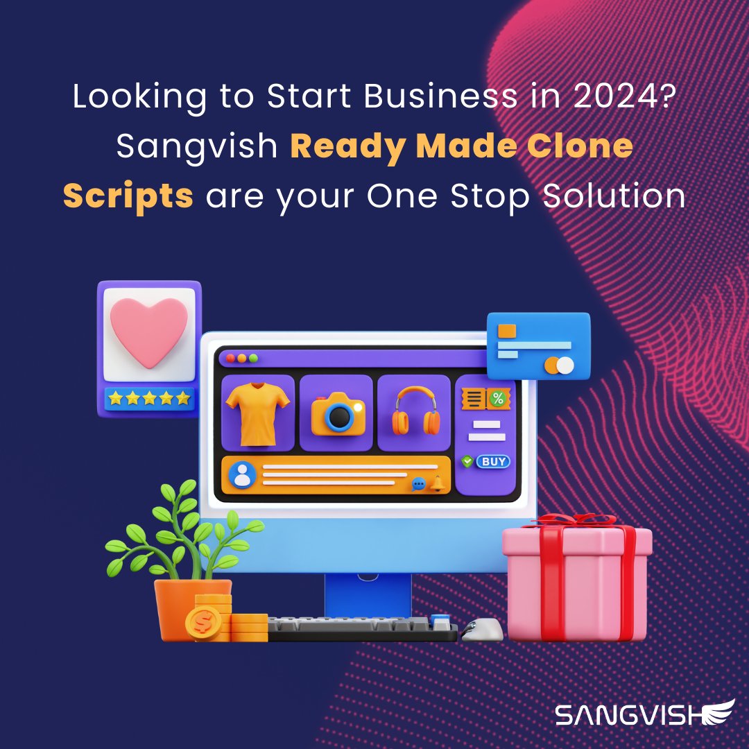 SangVishTech's tweet image. Why start from scratch when you can soar with our ready-made clone scripts? 🌟 🚀 Launch, grow, succeed. 💼💡

Visit: sangvish.com

#sangvish #clonescripts #business #entrepreneurs #Startups