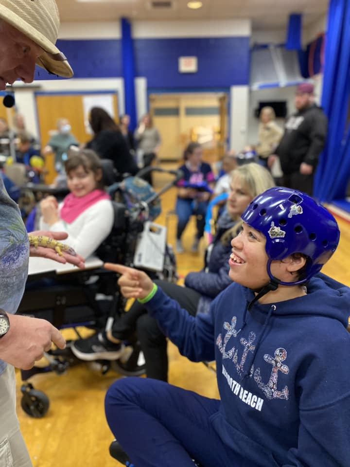 drschrepp's tweet photo. Jungle John is a DE icon &amp; has been visiting schools for 41 years! We were so excited to have him to visit. There were countless smiles &amp; laughter, as well as a few "I don't like this." We <3 providing access  &amp; new experience for our students.
#leachislimitless
#powerofwecsd https://t.co/gD6DinN1vJ