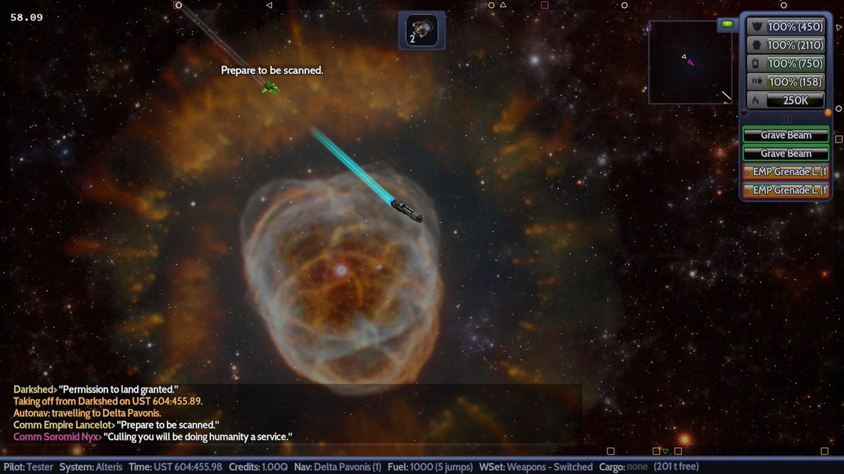 itchio's tweet photo. Naev: A game about space exploration, trade and combat. Players travel the galaxy and earn money by trading, fighting and performing missions.

https://t.co/r5UIClnMgI https://t.co/i7hxNFZrKq