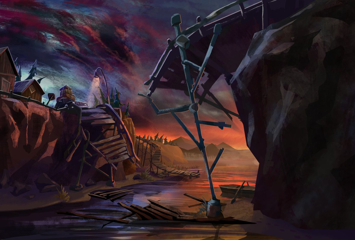 NeighborGamesHQ's tweet image. During the early development of Hello Neighbor 2, we mocked up various ideas and scenarios as we began our efforts to bring Raven Brooks to life!

And considering it's #ThrowbackThursday, it's only fair we share one of them with you all 👀