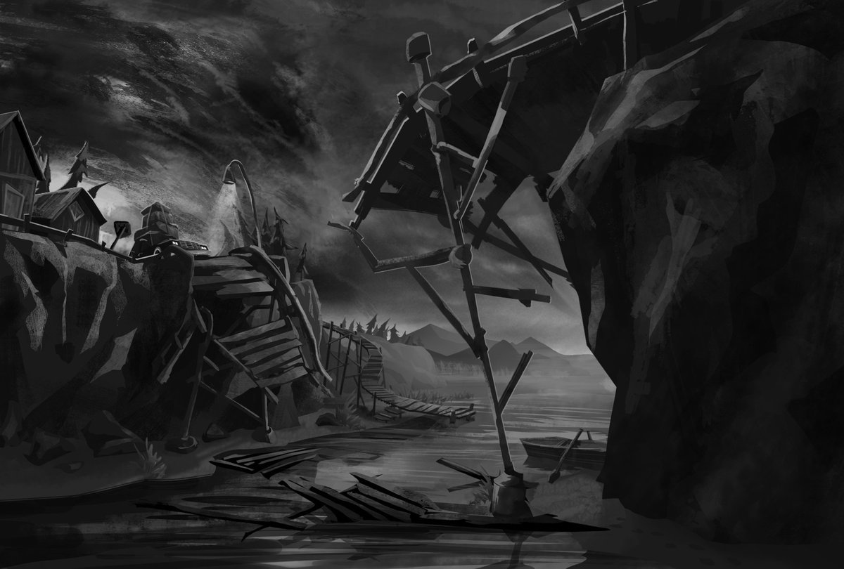 NeighborGamesHQ's tweet image. During the early development of Hello Neighbor 2, we mocked up various ideas and scenarios as we began our efforts to bring Raven Brooks to life!

And considering it's #ThrowbackThursday, it's only fair we share one of them with you all 👀