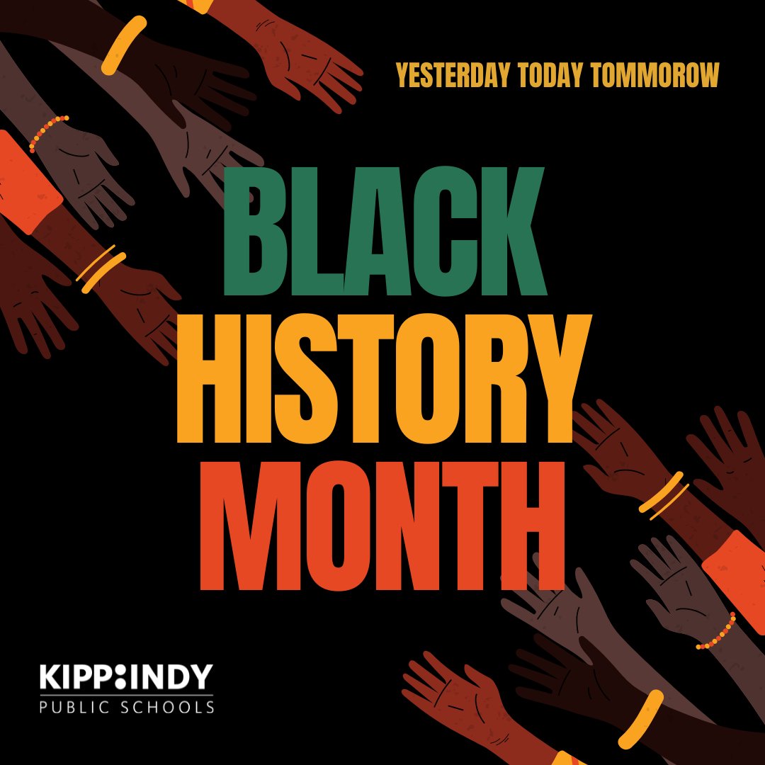 Yesterday, today, tomorrow - our students and families ARE Black history. We are excited to celebrate the history and vibrancy of culture this month. #bhm #onekipp #kippindy