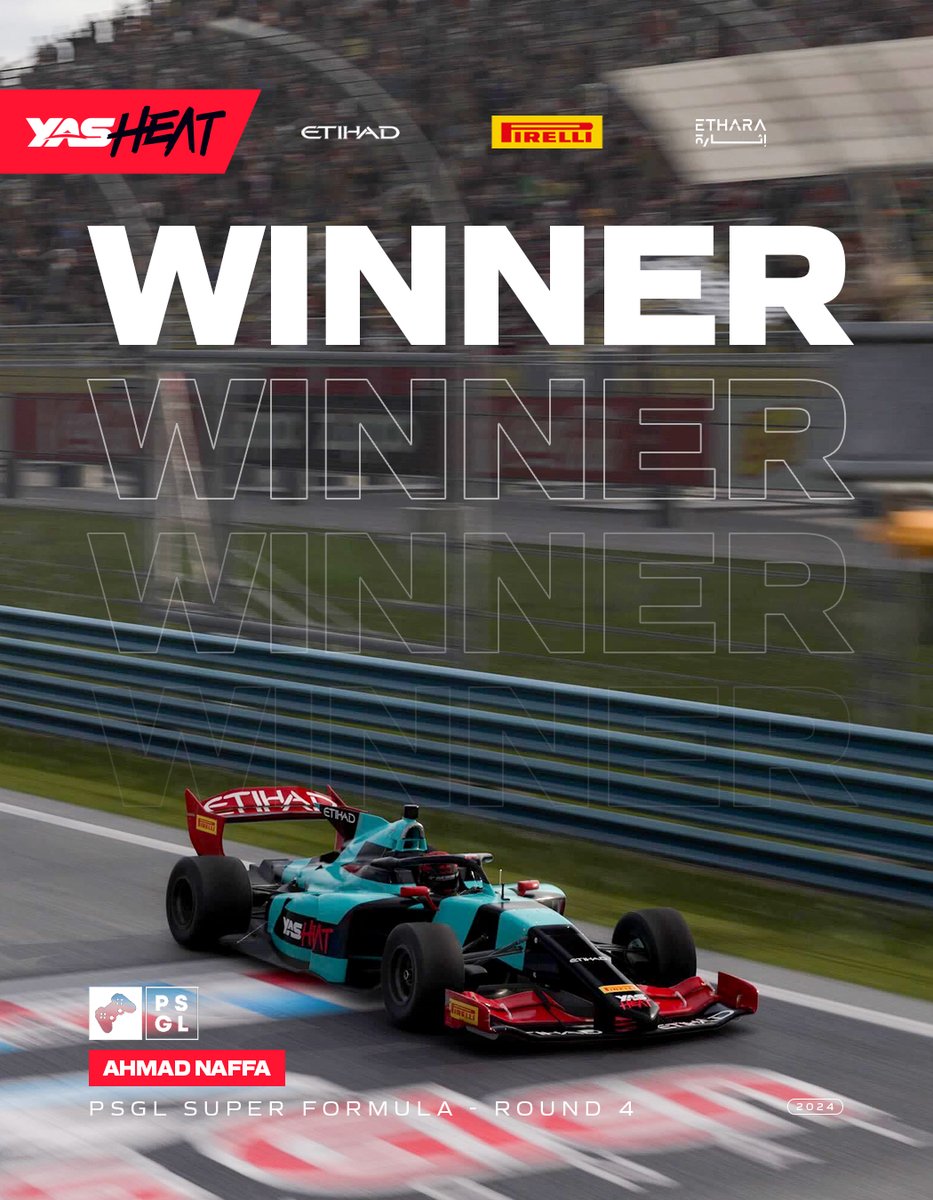 YES! Ahmad takes the win in Round 4 of the PSGL Super Formula Tier 2 championship at Watkins Glen - his first win for YAS HEAT Academy! 🤩 @Pirelli @etihad @EtharaOfficial #BringTheHeat