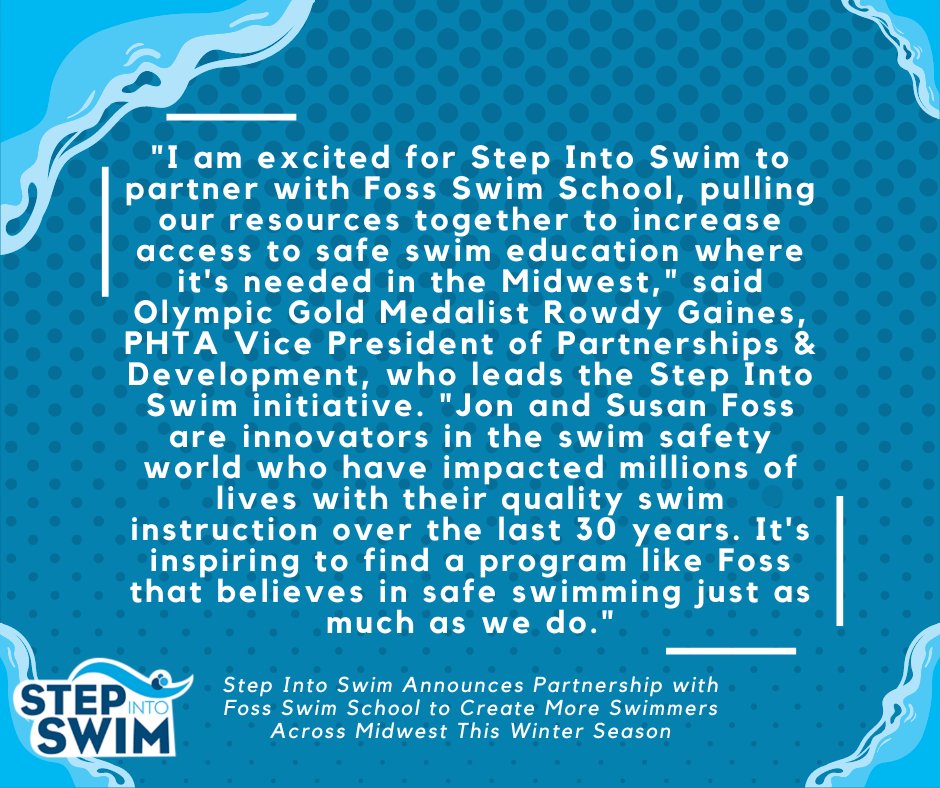 🌊 Exciting News! 🏊 Step into Swim and <a href="/fossswimschool/">Foss Swim School</a> dive into a powerful partnership! 💙 
Get a sneak peek from their press release and dive deeper into the details here:
👉 ow.ly/PLos50Qwze2 #StepIntoSwim #FossSwimSchool #SwimPartners #MakingWave