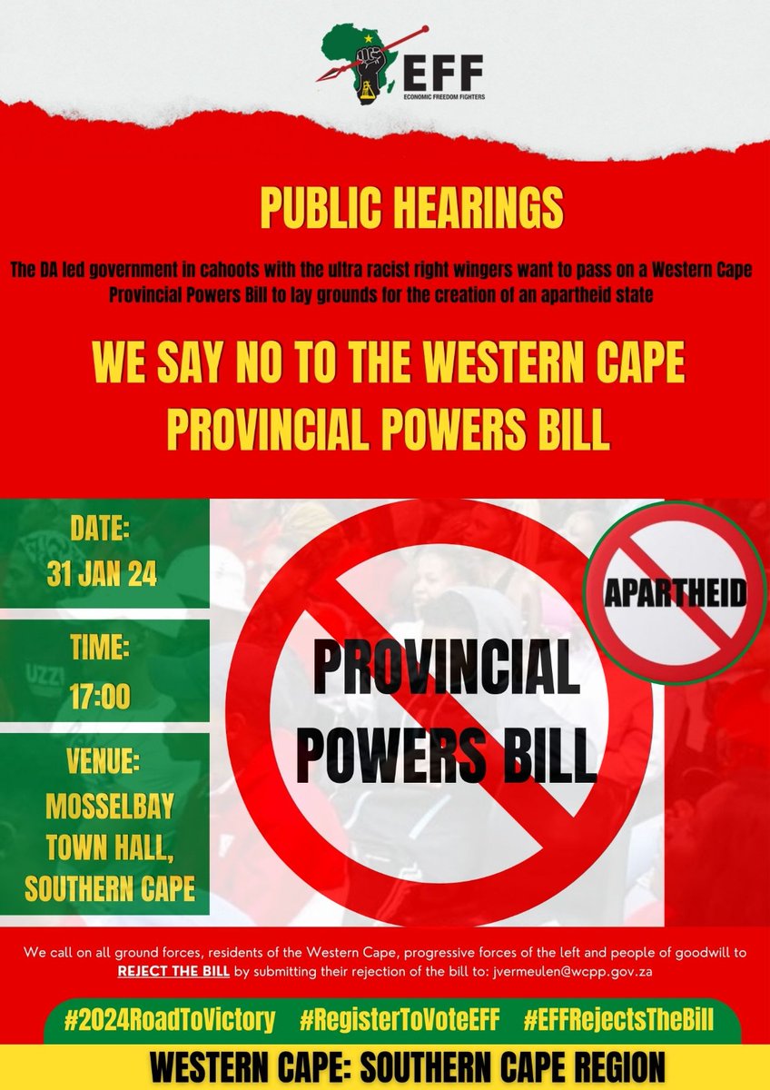 Andile_MARAULE's tweet photo. FACTS⚠️✍️ @Our_DA UNDER INSTRUCTIONS OF #WMC IS STEALING THE WESTERN CAPE

..."The proposed WC Provincial Powers Bill is nothing but sheer arrogance of the Racist Colonial White Monopoly Capital to further colonialism because we pretended to forgive them after so much crimes"... https://t.co/j29s5pRDHD