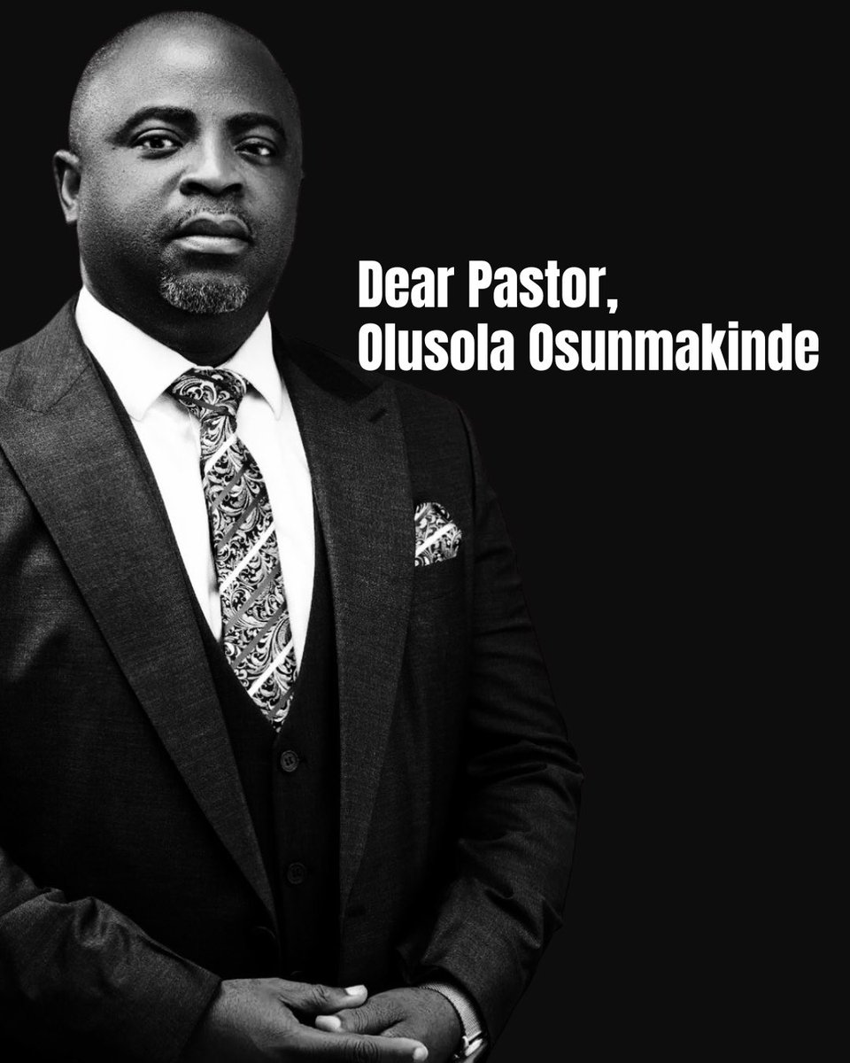Dear Pastor Olusola Osunmakinde, 

Grace and peace be multiplied to you through the knowledge of God and Jesus our Lord. 

This sir, is not a letter of commiseration as one would expect following the unfortunate incident that took place at your church premises yesterday.
Rather