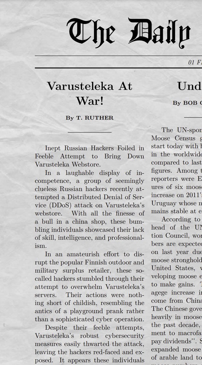 Varusteleka tweet media