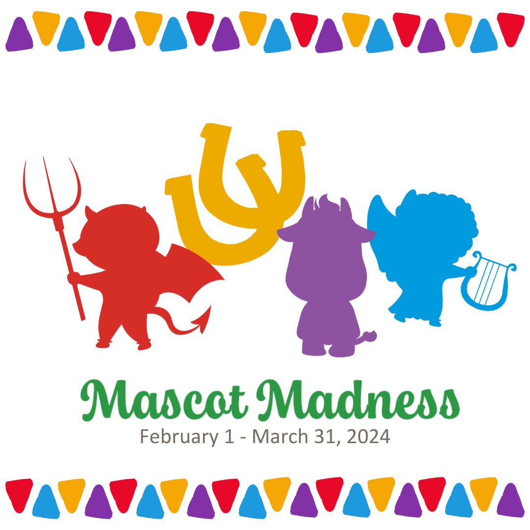 Purple Cows, Blue Angels, Red Devils and Golden Horseshoes - Mascot Madness is here! From now until March 31, you can show off your school spirit by making a gift (of any amount) to help lead your mascot to victory. Make sure to check back here or on our website - link in bio!