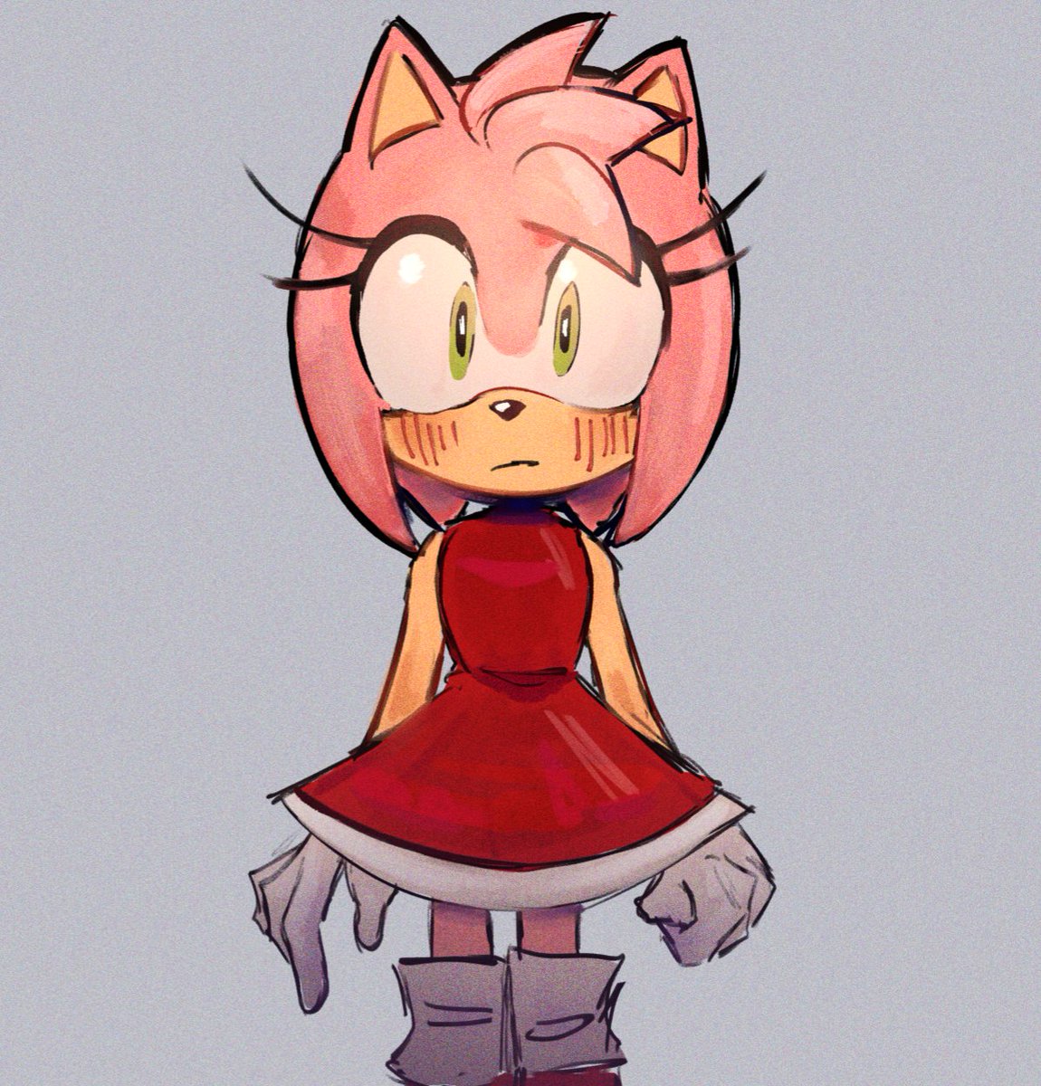 Amy practice #amyrose #sonicthehedgehog