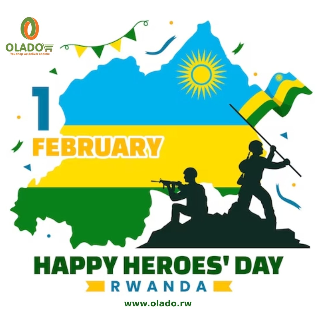 Olado_RW's tweet photo. HAPPY HEROES DAY 💪
Heroism Our Dignity🇷🇼
HAPPY NEW MONTH 🎉❤️
🔸https://t.co/TbzafpVblw
🔸Call/Whatsapp:0783229174
#ubutwari2024
#olado #onlineshopping #youshopwedeliverontime #newmonth #monthoflove #frebruary #spreadlove #heroesday #rwanda https://t.co/XOsxR8tits