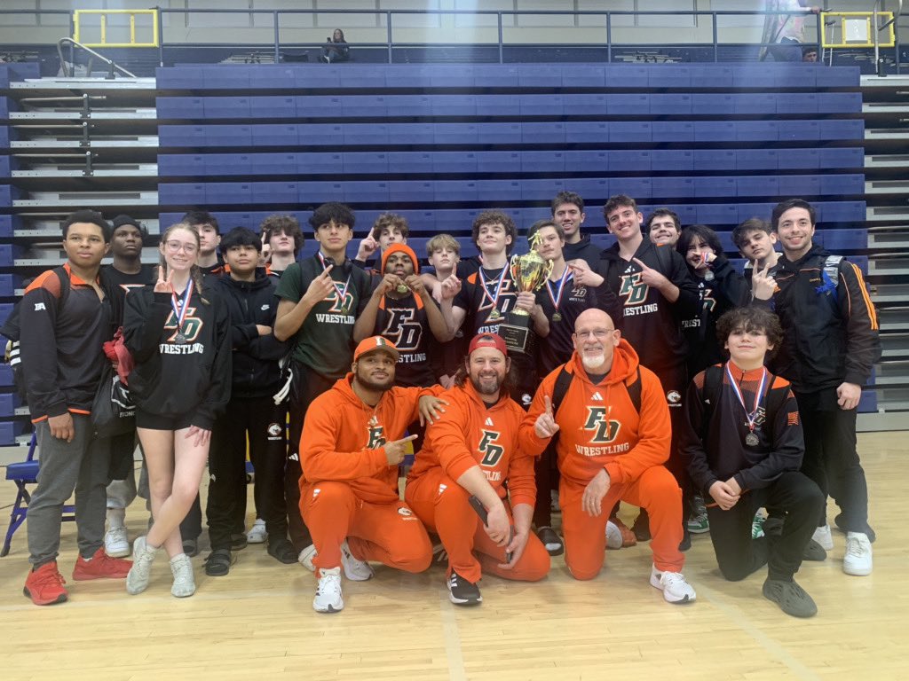 coachwts's tweet image. 2024 FCPS City Wrestling Champions…Congratulations 
Broncos! @FDHSATHLETICS @FDouglassFB @FDBoysHoops @DouglassMSoccer @FDHS_DanceTeam @FDHSBaseball @DouglassWrestle @DouglassArchery @OfficialFDHS @FDHSvball @FDHSBoostersFB @FDHSGolf @FDHS_Cheer @fdhssoccergirls