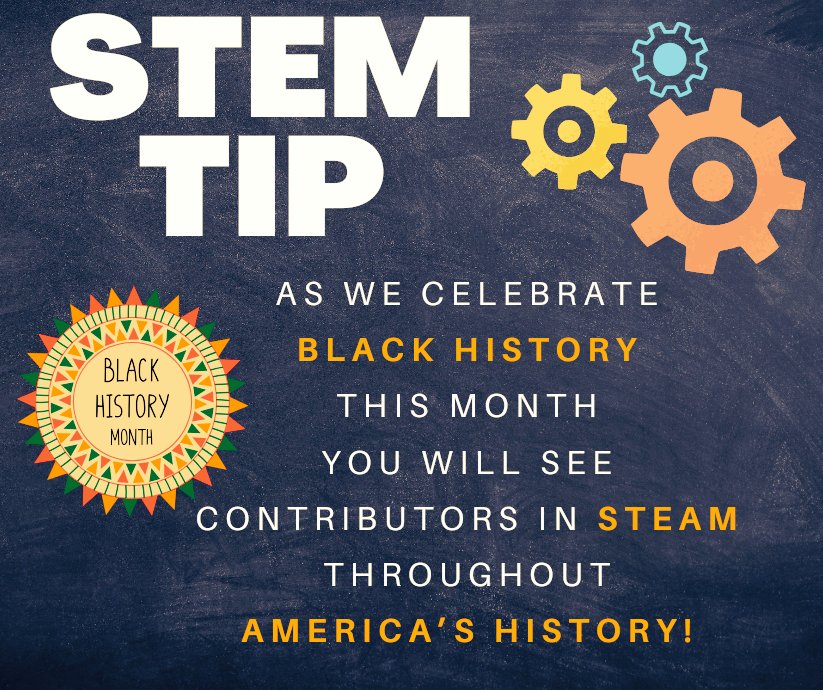 The contributions have made America!! It's time to keep the legacy going and moving forward!! #BlackHistory, #BlackHistoryThisMonth, #BlackHistoryMonths, #STEM, #STEAM, #STEMEducation
