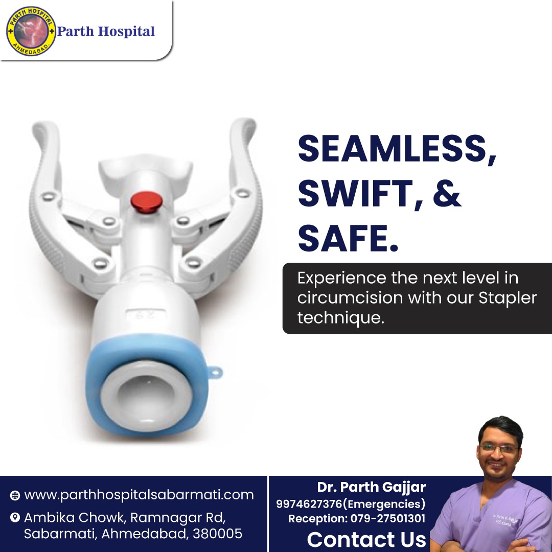 parthhospital06's tweet photo. Seamless, Swift, & Safe.
Experience the next level in circumcision with our Stapler technique.
#ParthHospitalsabarmati #ParthHospital #Circumcision #MaleCircumcision #MedicalProcedure #HealthCare #HealthyLiving #ChildHealth #PainlessRecovery #Discomfort #StaplerCircumcision https://t.co/icgJI7I6P1