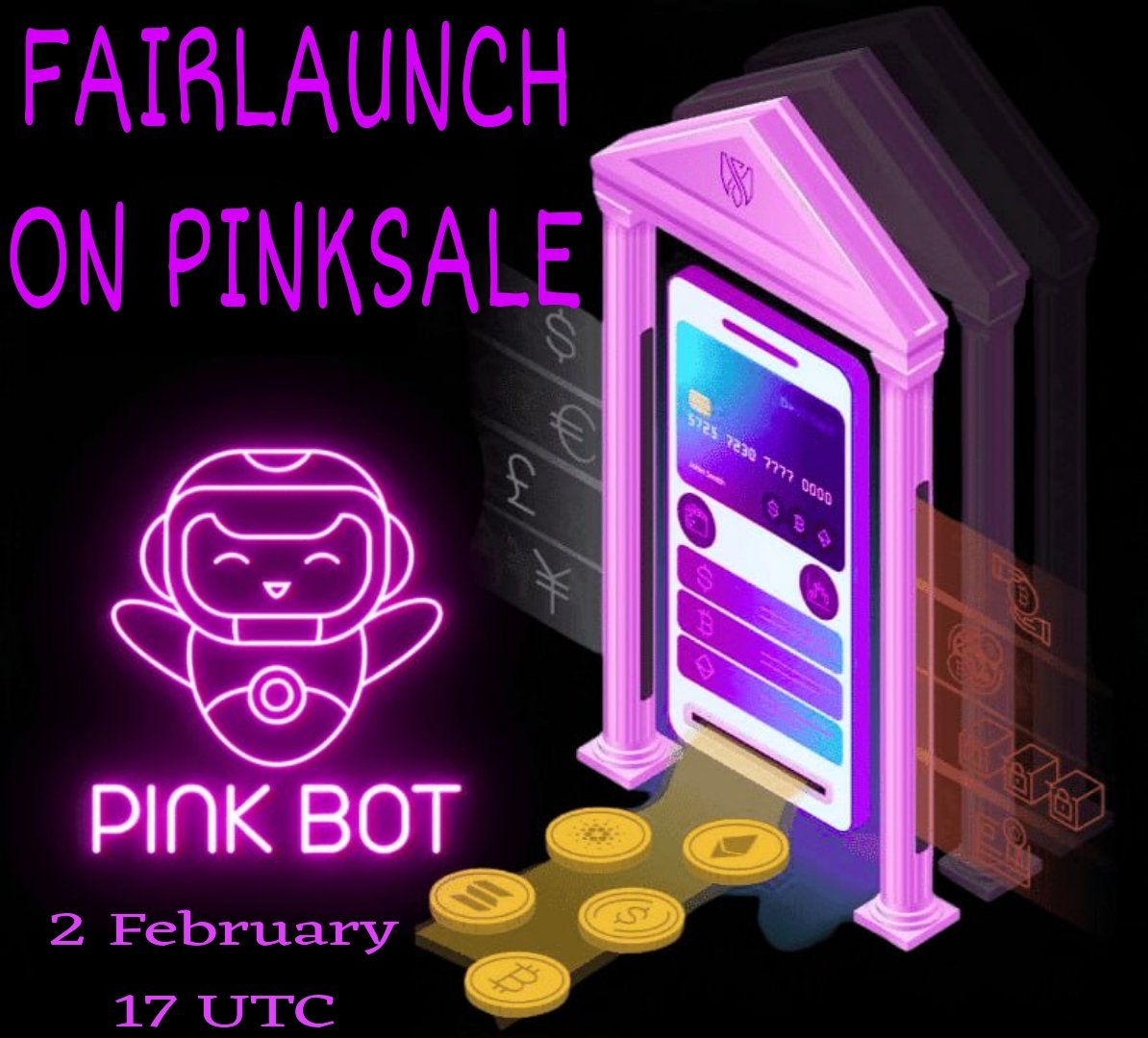 Pinkbotapp's tweet photo. Join Us now
https://t.co/kNvdMshzkr
#presale #PinkSale #pinkbot https://t.co/YOYE9BUSdj