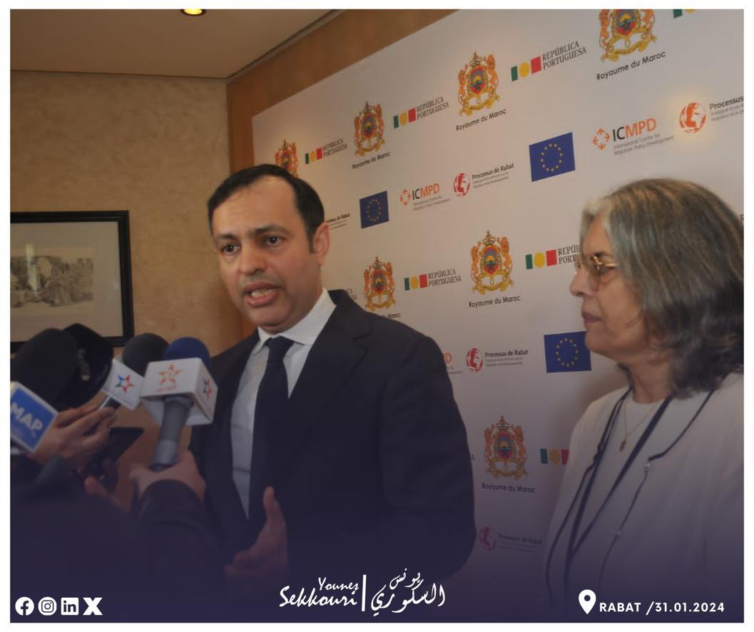younessekkouri's tweet photo. A productive bilateral meeting took place with Ms. Isabel Almeida Rodrigues, Portugal's 🇵🇹Secretary of State for Equality and Migrations, during the #circularmigration event, part of the #ProcessusDeRabat Dialogue.
@MIEPEECMAROC @aparlamentares @Rabat_Process https://t.co/J3fCLovFXZ