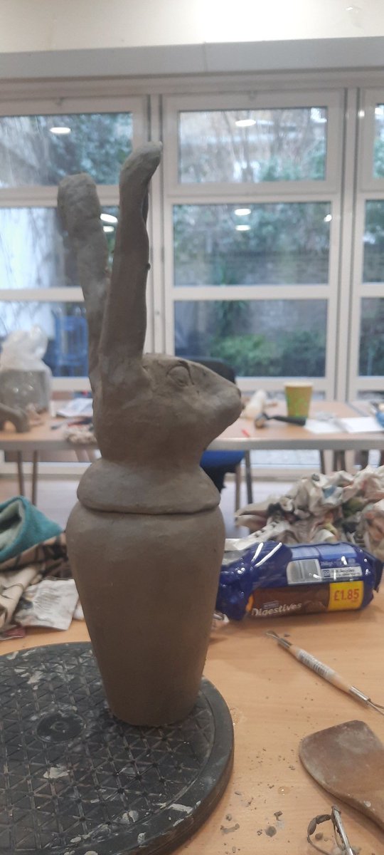 '#canopic jar' in works. 🐰