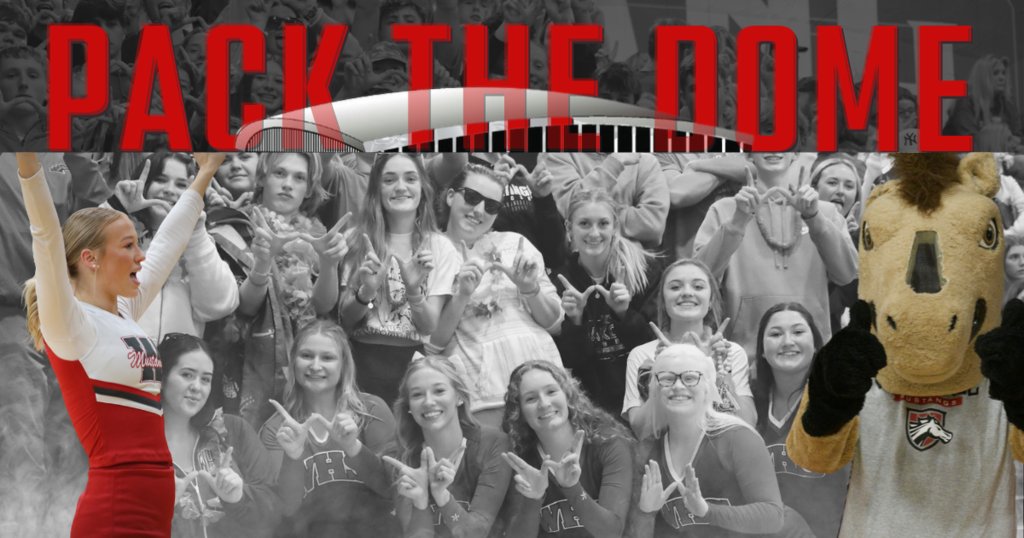WestfallHS's tweet photo. Let's PACK THE DOME on 2/3 and cheer on the Mustangs as they take on Lynchburg Clay. Freshmen tip off at 3 PM w/ JV &amp; Varsity to follow. Admission is by DONATION! All proceeds benefit the Robinette family, who recently experienced a tragic house fire. Thank you for your support! https://t.co/oV2alVt2EY