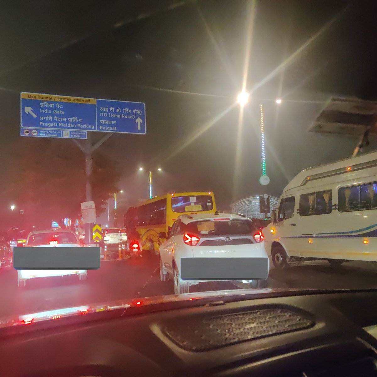 akrurjee's tweet photo. @dtptraffic please send someone to manage traffic near pragati maidan tunnel 
#Traffic https://t.co/NLT9DsXfWF