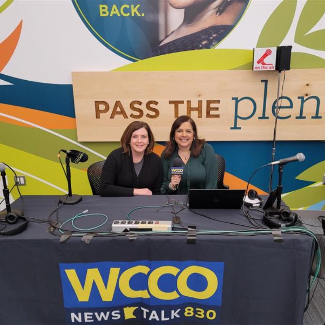 2harvest's tweet photo. ON AIR right now: Our CEO @allison_otoole is on @wccoradio for #LetsKickHungerDay talking about our mission and moonshot with @vsawkar! https://t.co/ju6eFghzlf