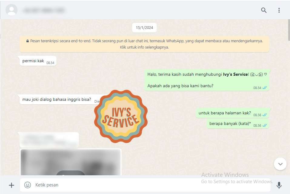 Ivy's Service (Joki Sastra dan Linguistik) tweet media