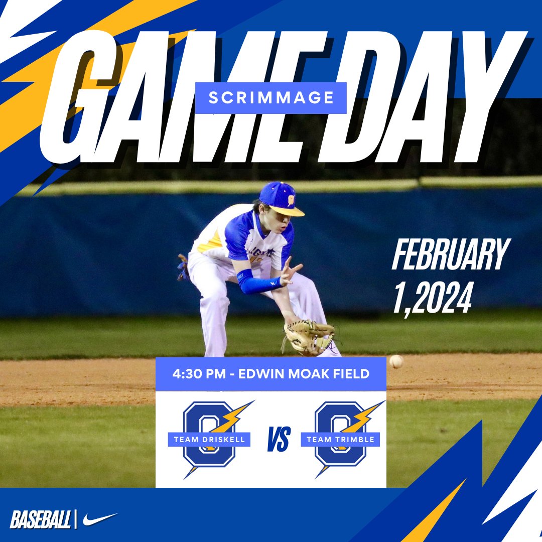OxfordMSB's tweet photo. 1st Scrimmage of the year on deck for this afternoon! First pitch at 4:30. Admission is free. #PackTheMoak #ChargedUp https://t.co/FT8yxm63gD