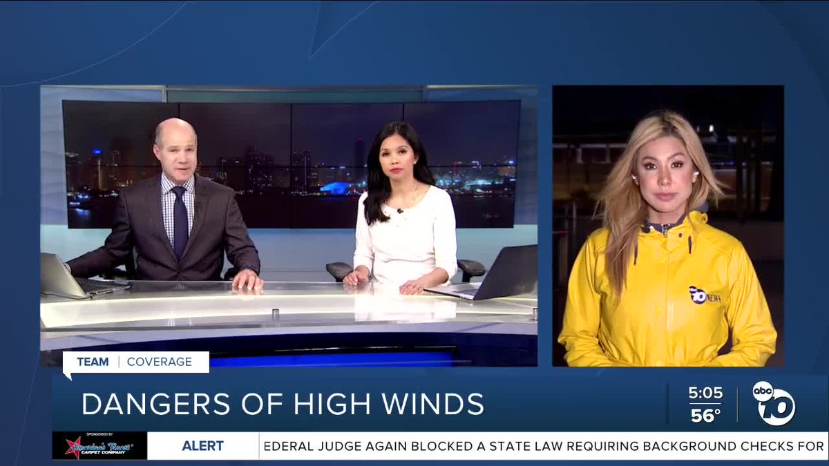 Keeping an eye on this upcoming storm! We will be dealing with stronger winds during this round of rain. <a href="/10News/">ABC 10News San Diego</a> on air right now: 10News.com/live