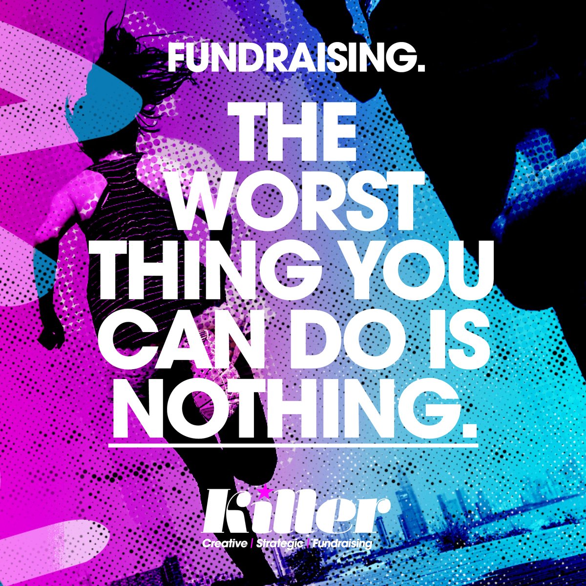 KillerCreative1's tweet photo. Fear of change, and fear of making the wrong decision, sometimes holds us back. But the worst decision you can make is to do nothing.
Read more about why and how to make positive changes to your fundraising 👉 https://t.co/BOX3JnRz1p
#fundraising #creativeagency https://t.co/WndhcGOtk5