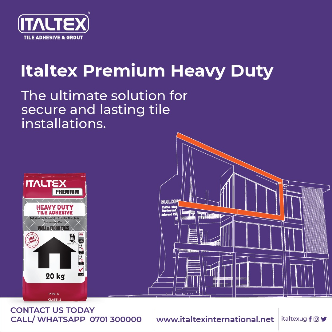 italtexug's tweet photo. Tackle your most demanding #tilingprojects with confidence using our #HeavyDuty Tile Adhesive.
This high-performance adhesive ensures a rock-solid bond that stands the test of time.

Call: 0701300000 | https://t.co/z6EtkePZTt 

#italtex #construction #diyprojects #cement #diy https://t.co/KUkBZrreUm