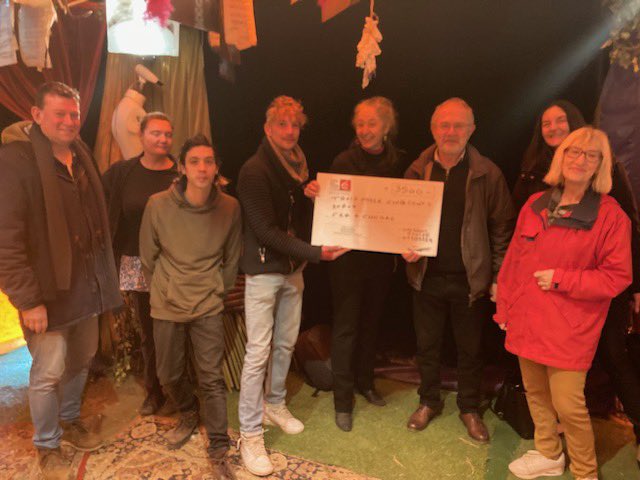 Les administrateurs de la SLE et son  Président Jean Louis Leroux Beauvaisis Creillois ont remis un don de la Fondation d’entreprise @CEHDF à l’équipe de l’association Le Fer à coudre à Nogent sur Oise pour son projet d’accès à la culture en QPV