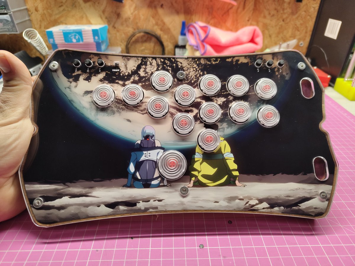 XBattleMonkeyX's tweet photo. Soon available on our YouTube channel the Slayer assembly and everything behind it.
https://t.co/rPCai2RWUd
Subscribe for more info about our controllers and much more!!
#fightstick #arcadestick #customcontroller #mixbox #hitbox #leverless #allbutton #kaihl https://t.co/U4QBAz69Mp