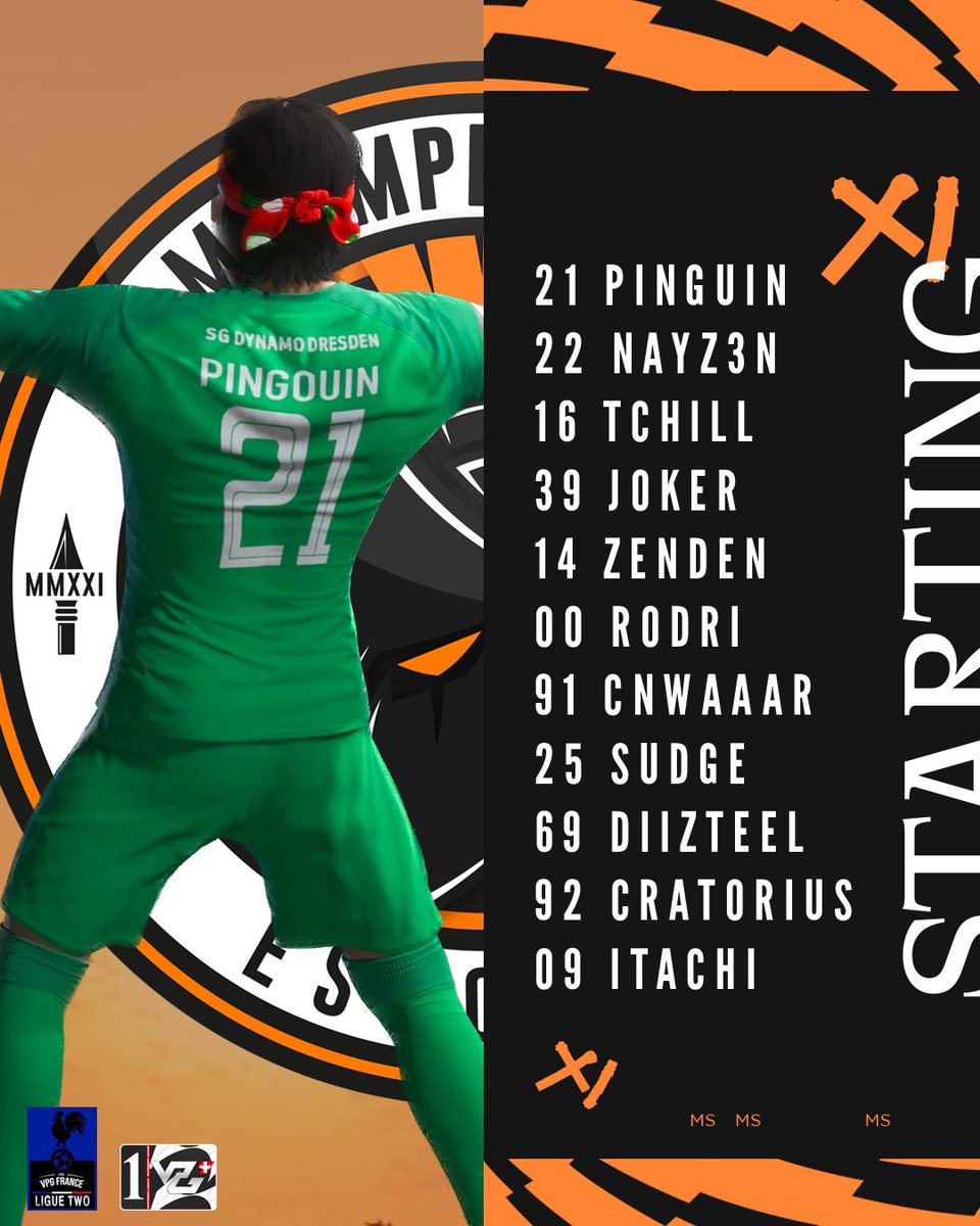 MS Imperatore (@msimperatore) on Twitter photo 📅 | Match du jour
🇨🇭 l <a href="/SwissVPG/">VPG Switzerland 🇨🇭</a> - Raiffeisen
🗒 | Journée 10/11
🏠 | <a href="/Electium_eS/">Electium eSport</a>
⌚️ | 21h20
✈️ | @TS4Fifa
⌚️ | 22h00
______
🎙️: « Les dernières journées de la semaine, allons chercher les points. Bon match à nos adversaires ! »
#LetsGoImperatore 🟠⚫️
#VPGSWI 📅 | Match du jour
🇨🇭 l <a href="/SwissVPG/">VPG Switzerland 🇨🇭</a> - Raiffeisen
🗒 | Journée 10/11
🏠 | <a href="/Electium_eS/">Electium eSport</a>
⌚️ | 21h20
✈️ | @TS4Fifa
⌚️ | 22h00
______
🎙️: « Les dernières journées de la semaine, allons chercher les points. Bon match à nos adversaires ! »
#LetsGoImperatore 🟠⚫️
#VPGSWI