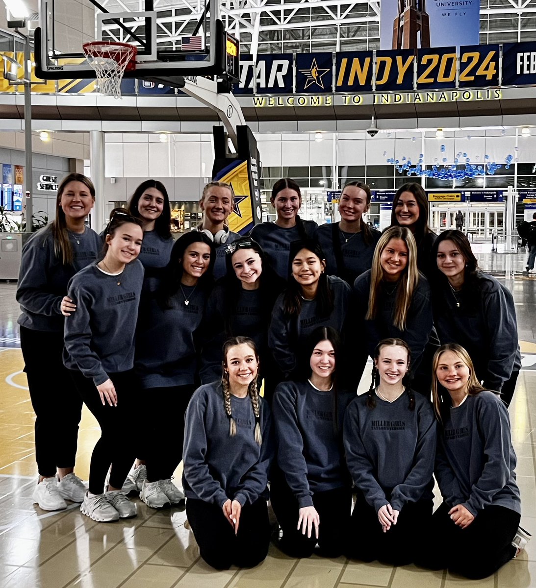 Flew out of Indy and landed in Orlando, all before block 1! National Dance Team Championship, here we come!