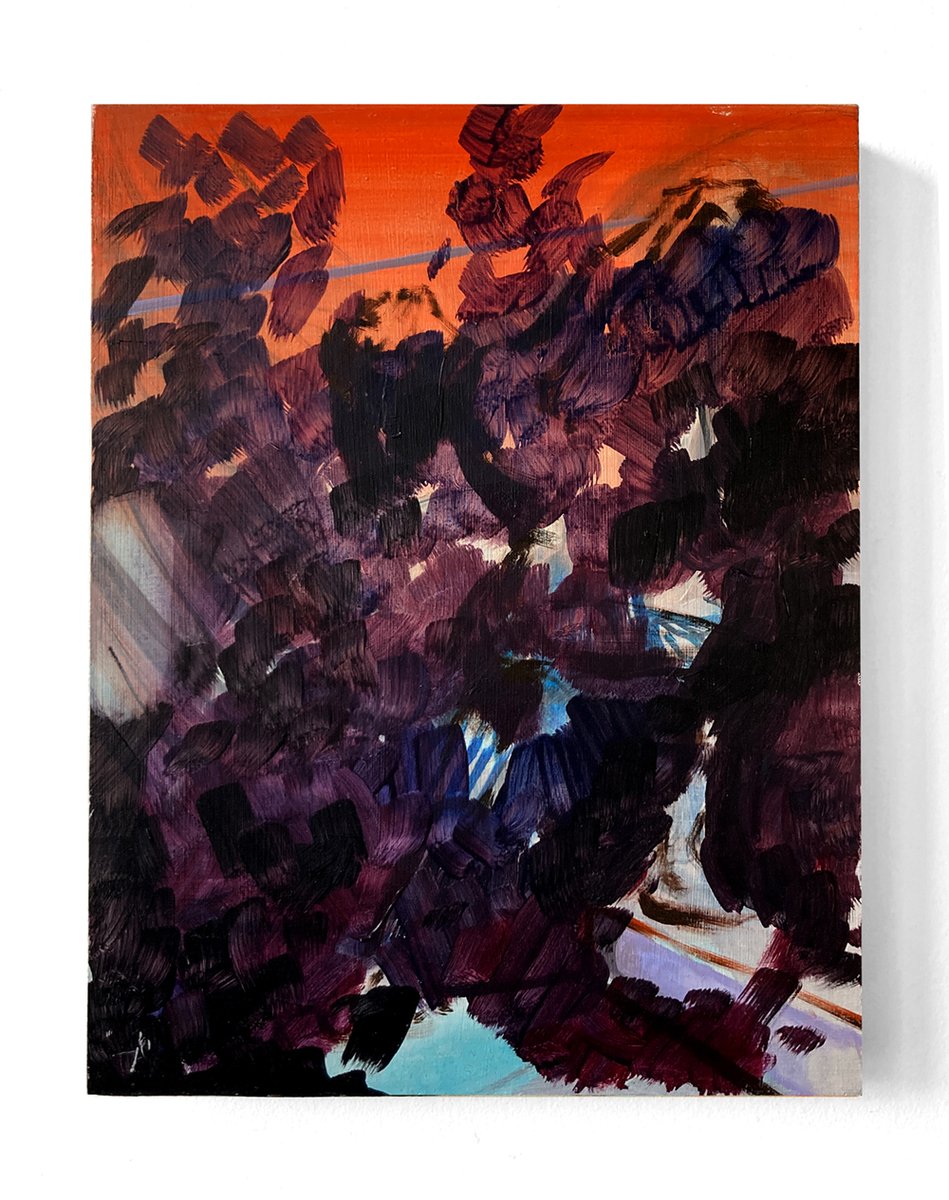 hot paintings from the studio - moving studios soon and so excited to start a new body of work... more news on that soon #newstudio #london #fun #painting #artist