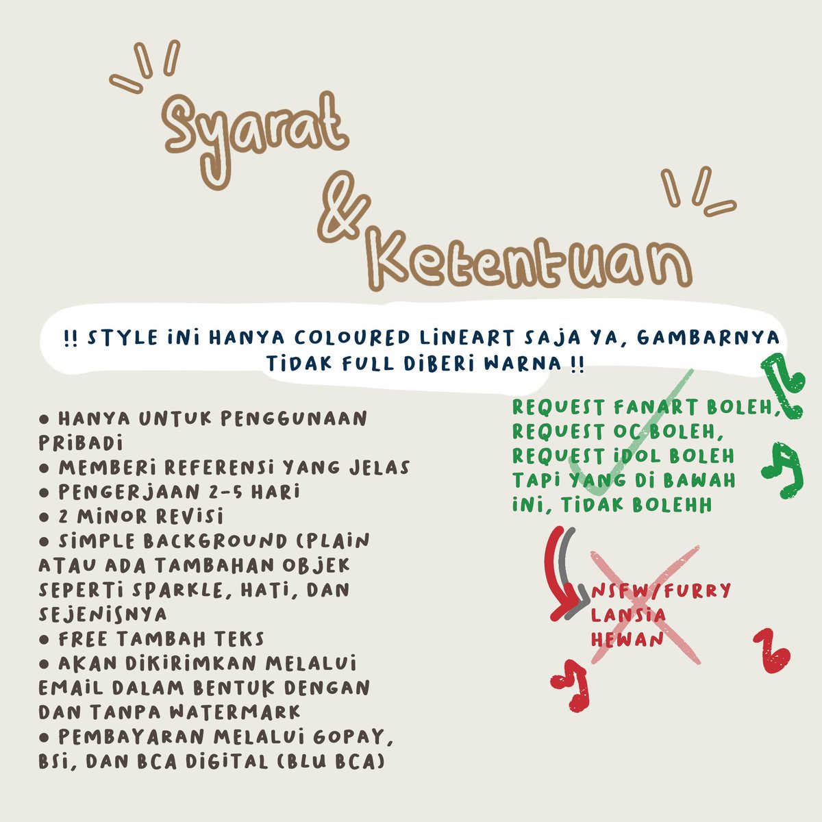 Likes/RTs are very appreciated✨
Hi, aku open commis untuk COLOURED LINEART dengan style seperti di bawah, jika berminat, boleh berkabar lewat dm atau mention aku ya, terima kasihh

#opencommissions #zonauang #Zonajajan