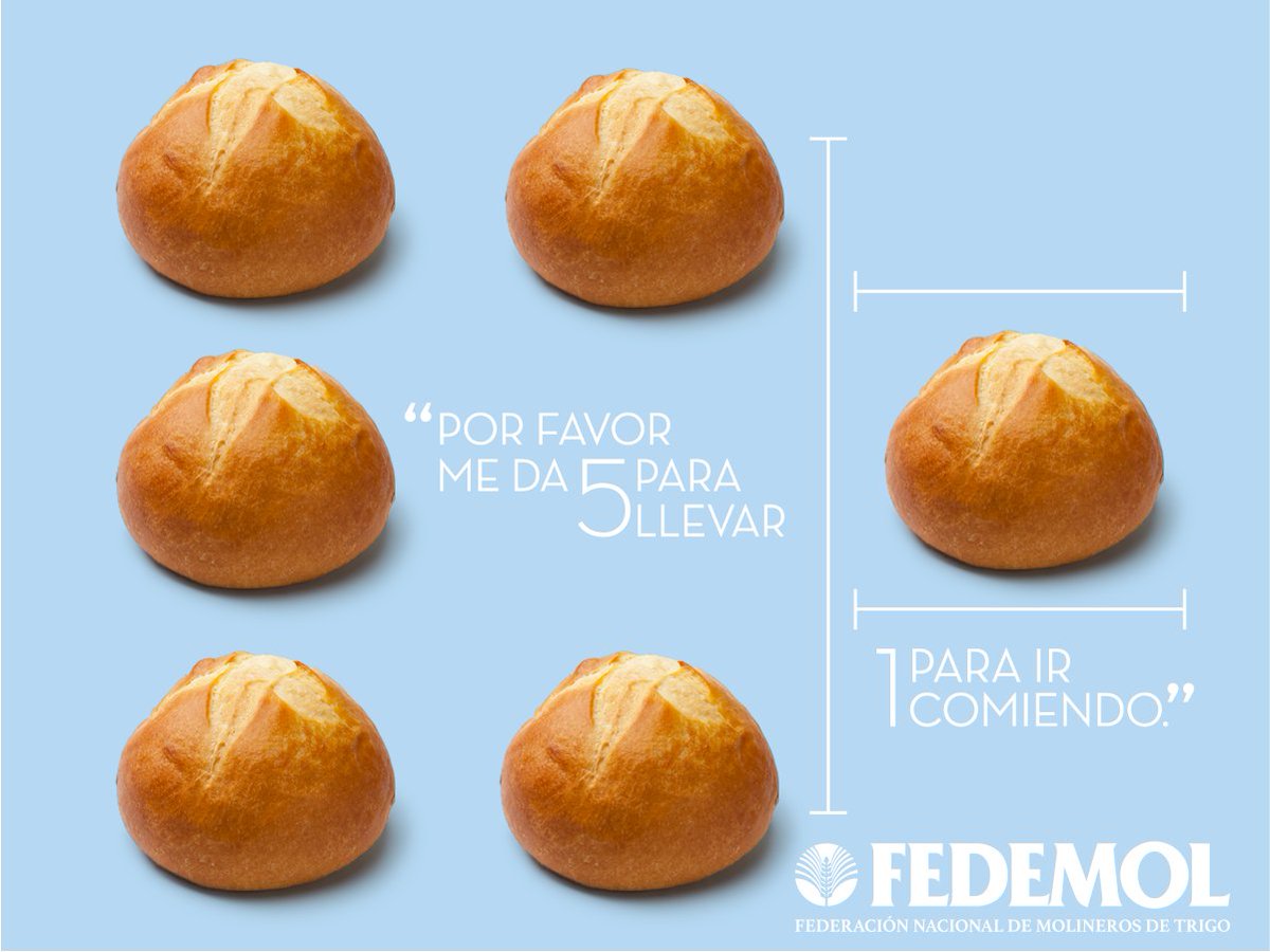 Disfruta el #Diadelnocarro, entra a la panadería que tengas mas cerca, pide tu #pan favorito para llevar y cómetelo mientras caminas. #LaEnergíaDelTrigo