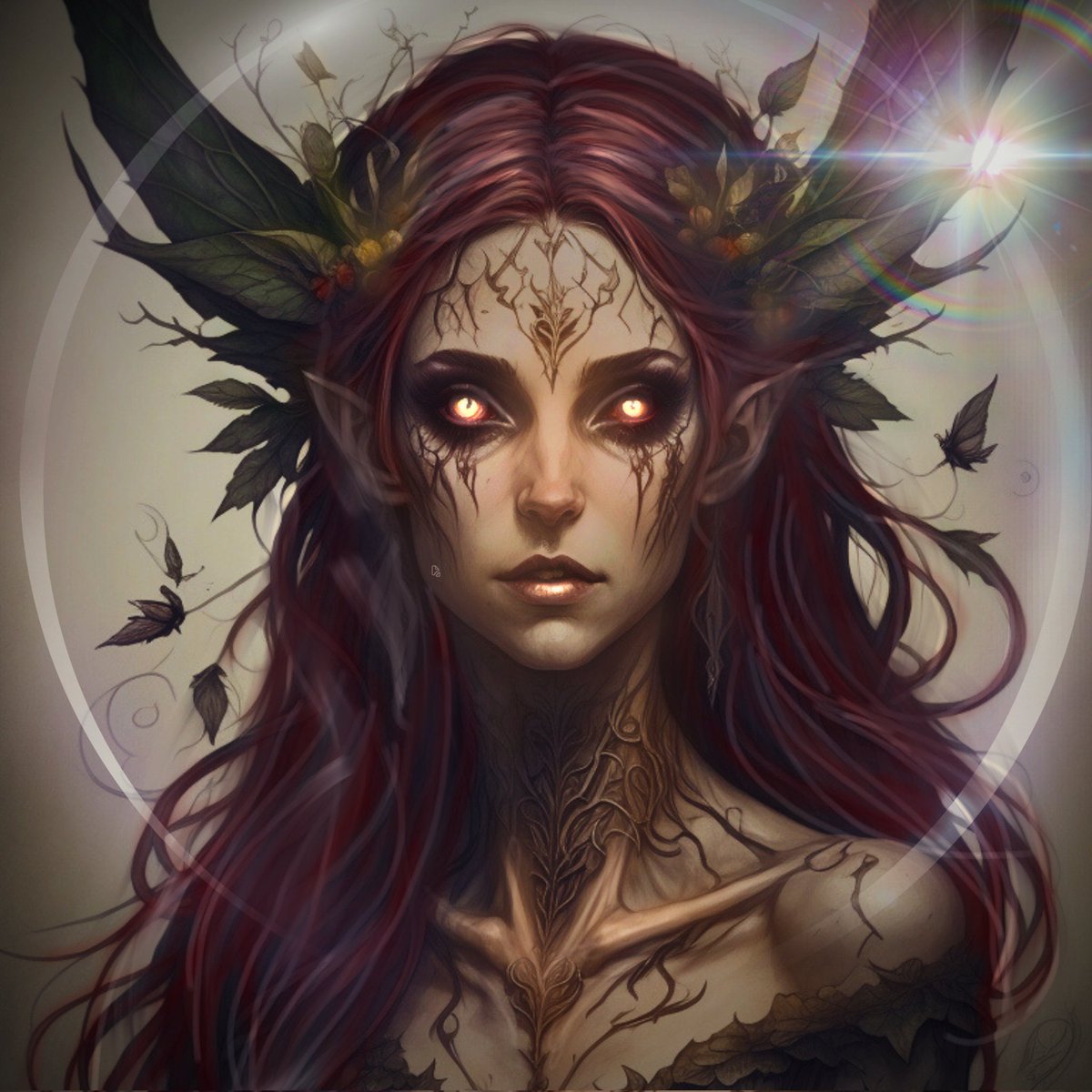HecatesDelights's tweet photo. Forest guardian, beware entering her grove with ill intent.🖤🖤🖤
#darkfaries #mythology #forestsprite #dryad #forestspirit #NatureLover #naturespirit #treenymph #fairyfolk #alteredai #mythicalcreatures #ThursdayThrowback https://t.co/Scxa297s3M