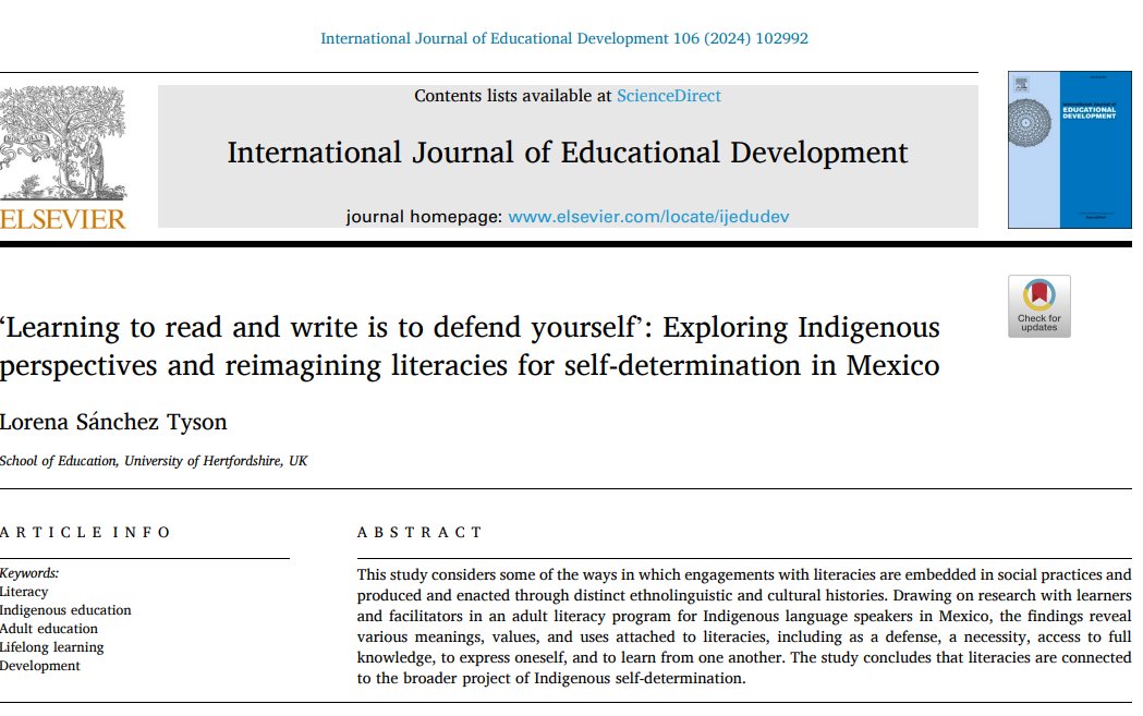 Lorena Sanchez Tyson (@lorena_sanchezt) on Twitter photo It has taken some time, a pandemic, and many experiences of professional precarity and uncertainty, but the first official paper from my doctoral research has finally been published! You can read here: bit.ly/literaciesinme…. Many thanks to <a href="/SLASLatAm/">SLAS Society for Latin American Studies</a> for the Postdoctoral Award It has taken some time, a pandemic, and many experiences of professional precarity and uncertainty, but the first official paper from my doctoral research has finally been published! You can read here: bit.ly/literaciesinme…. Many thanks to <a href="/SLASLatAm/">SLAS Society for Latin American Studies</a> for the Postdoctoral Award