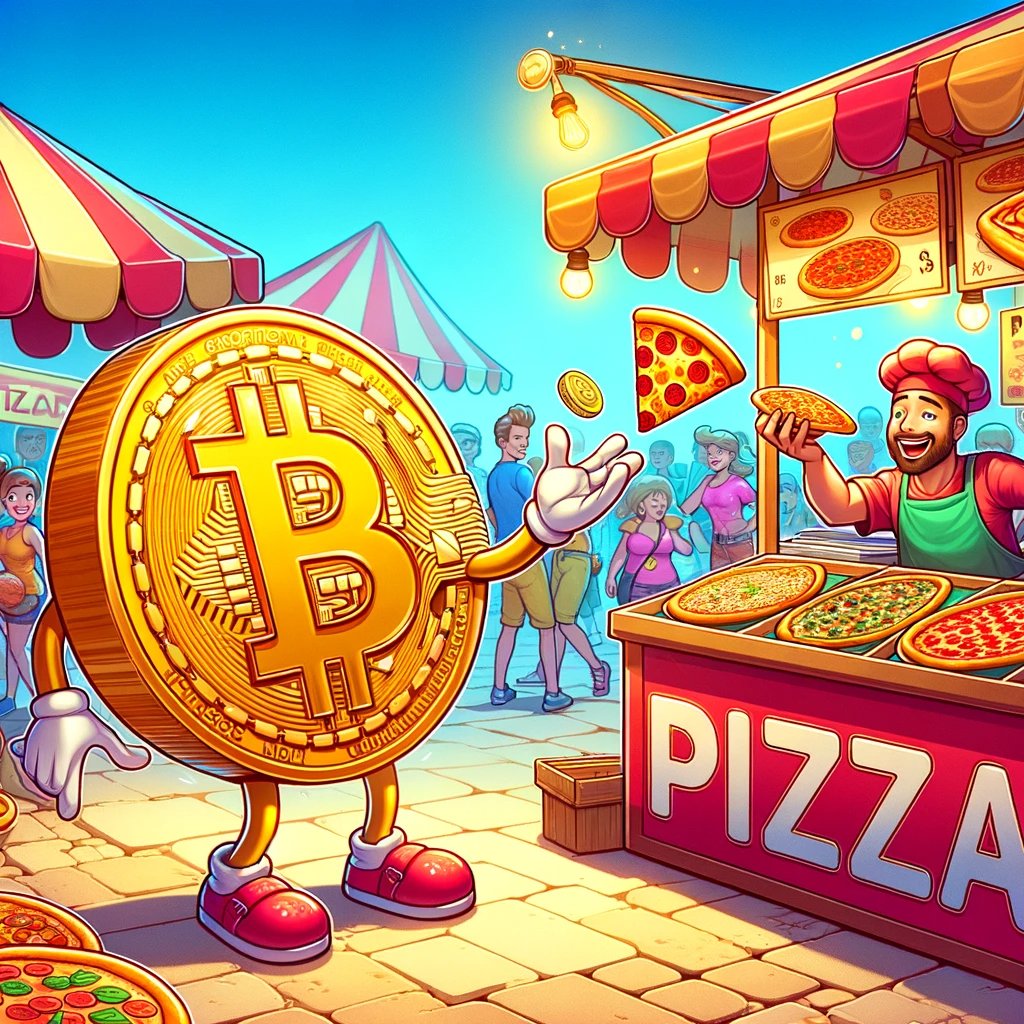 Cardano_WB's tweet photo. Fun Fact: The first purchase with Bitcoin was two pizzas in 2010! What would you buy with Bitcoin today? #CryptoFunFacts #Bitcoin #PizzaDay https://t.co/NRLOaHwDTV