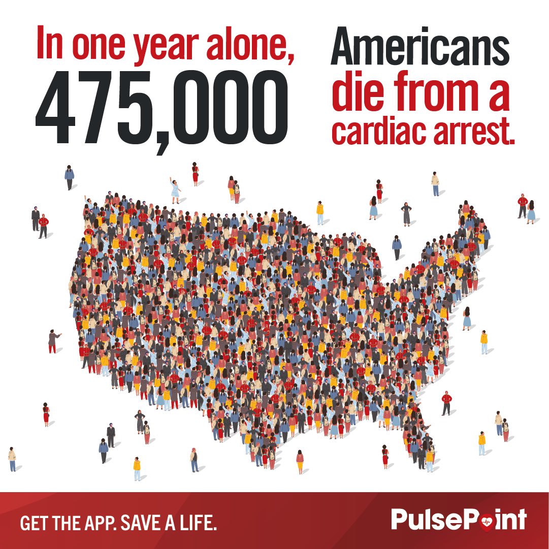 February is Heart Month. If you haven’t downloaded the Puslepoint App, take a few minutes and do it rt now. You could provide life to a neighbor or anyone in the community. @pulsepoint @SPFPD