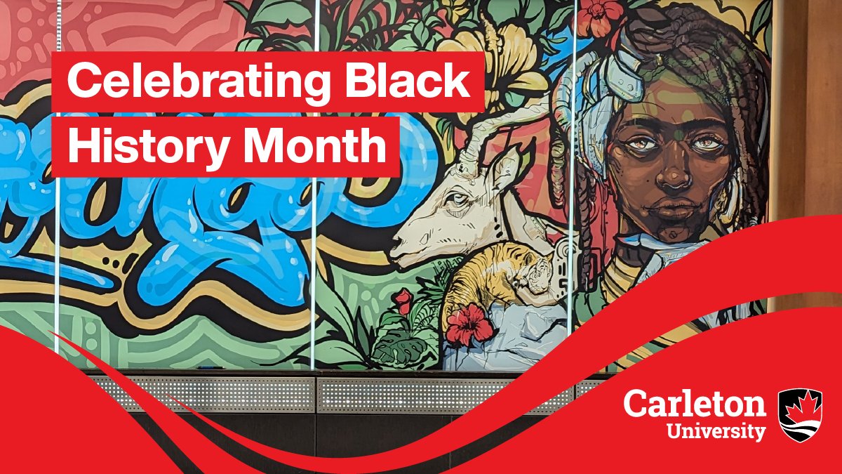 February is Black History Month, an opportunity for our community to learn and celebrate the cultural diversity and achievements of Black Canadians. Mark the month and read about leaders bringing excellence to the Carleton community. #BHM newsroom.carleton.ca/black-history-…