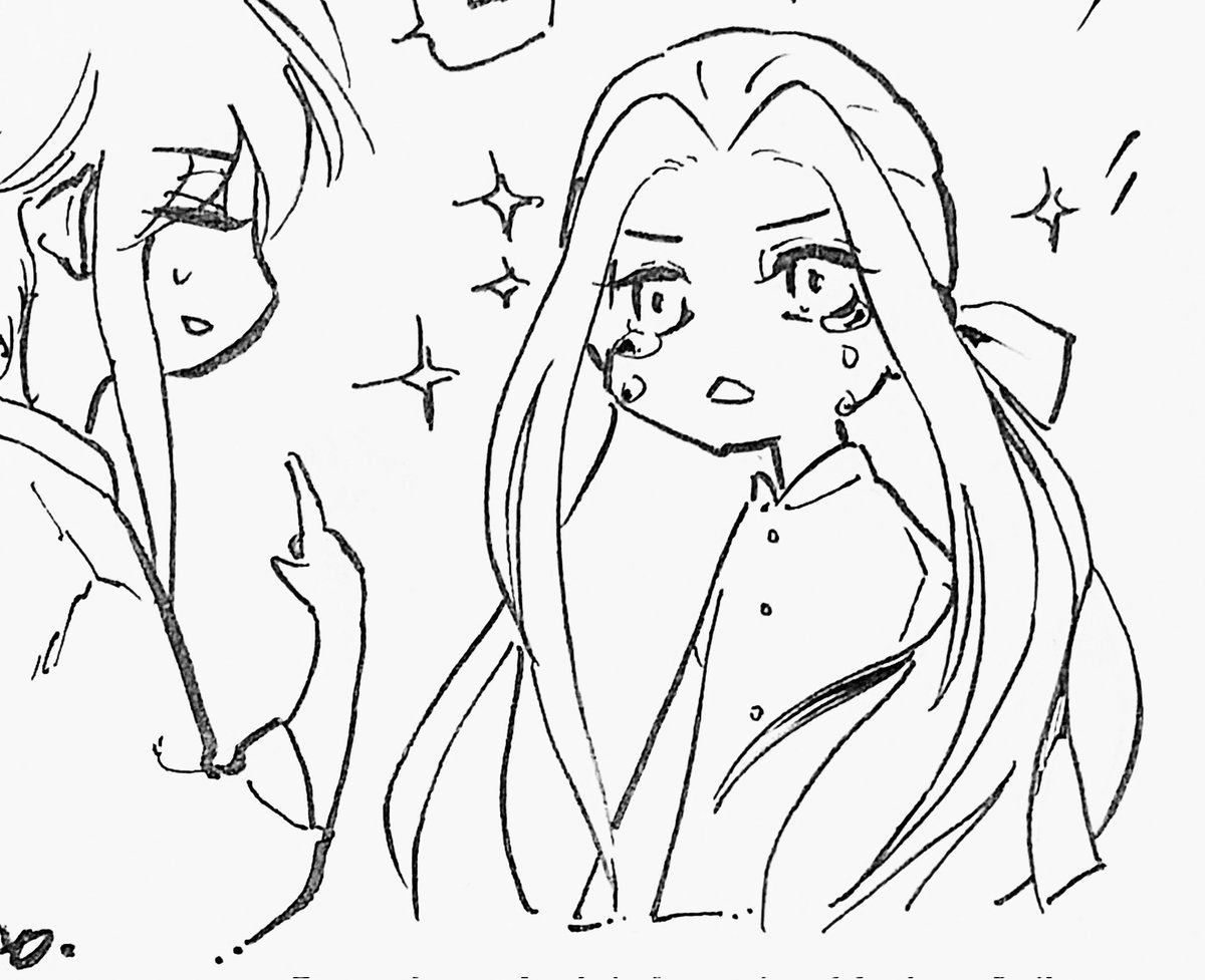ゆっくり藍湛も描いとる

うちの昇仙現代AUは抹額を髪紐にしてるという設定であるので、チビにすると完全にお嬢さんですわ 